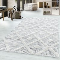 Ayyildiz Teppiche Teppich "PISA 4707", rechteckig, 20 mm Höhe, Läufer, rund, Hoch Tief Struktur, Wohnzimmer,Schlafzimmer von Ayyildiz Teppiche