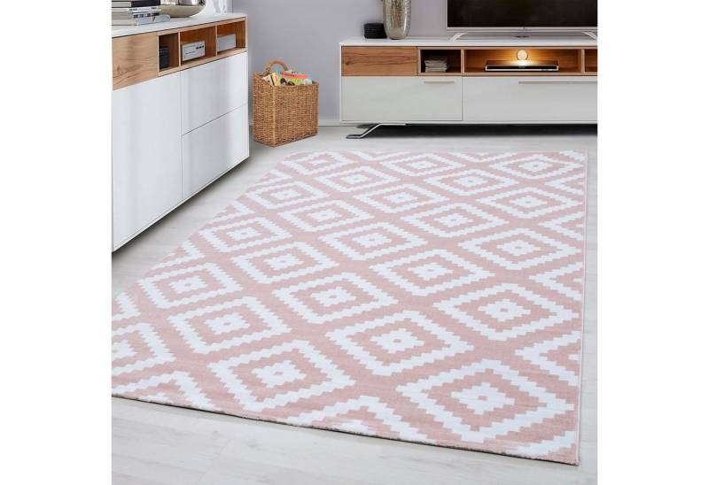 Ayyildiz Teppiche Teppich Plus 8005, rechteckig, Höhe: 6 mm, Läufer, gemusterter Flachflor, robust, Webteppich, alle Räume von Ayyildiz Teppiche
