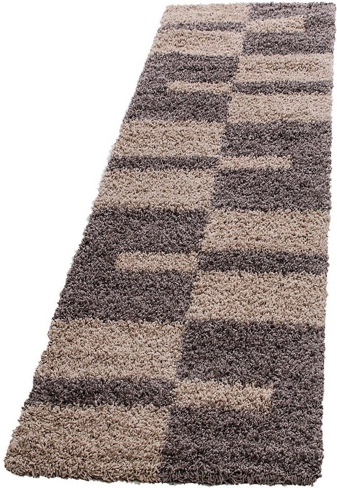 Hochflor-Läufer Gala Shaggy 2505, Ayyildiz Teppiche, rechteckig, Höhe: 30 mm, 80cm x 250cm (BxL) von Ayyildiz Teppiche