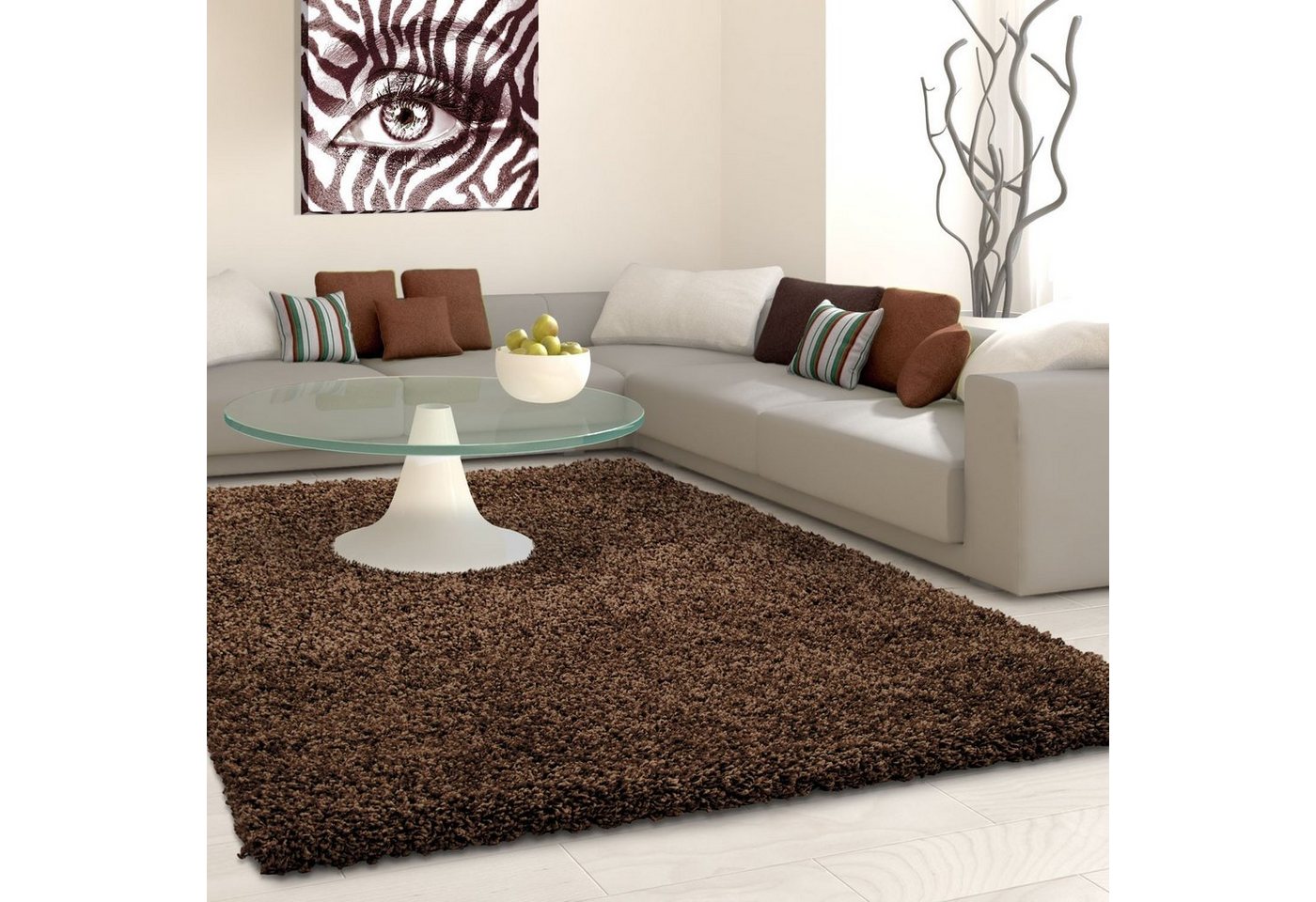 Hochflor-Teppich Life Shaggy 1500, Ayyildiz Teppiche, rechteckig, Höhe: 30 mm, Langflor, uni, große Farbauswahl, robust, auch als Läufer und in rund von Ayyildiz Teppiche