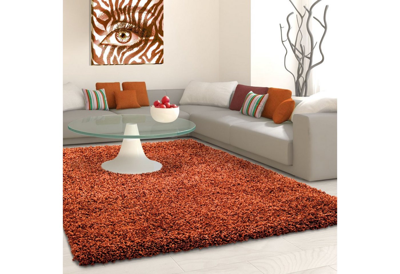 Hochflor-Teppich Life Shaggy 1500, Ayyildiz Teppiche, rechteckig, Höhe: 30 mm, Langflor, uni, große Farbauswahl, robust, auch als Läufer und in rund von Ayyildiz Teppiche