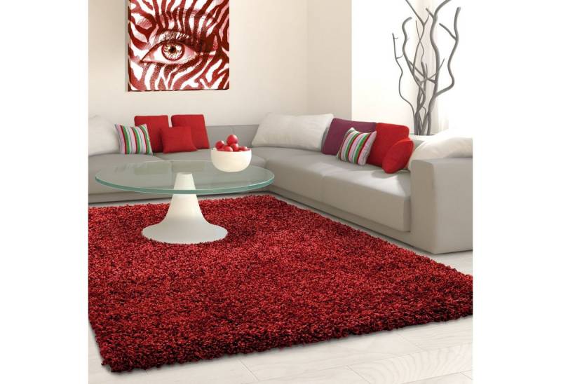 Hochflor-Teppich Life Shaggy 1500, Ayyildiz Teppiche, rechteckig, Höhe: 30 mm, Langflor, uni, große Farbauswahl, robust, auch als Läufer und in rund von Ayyildiz Teppiche