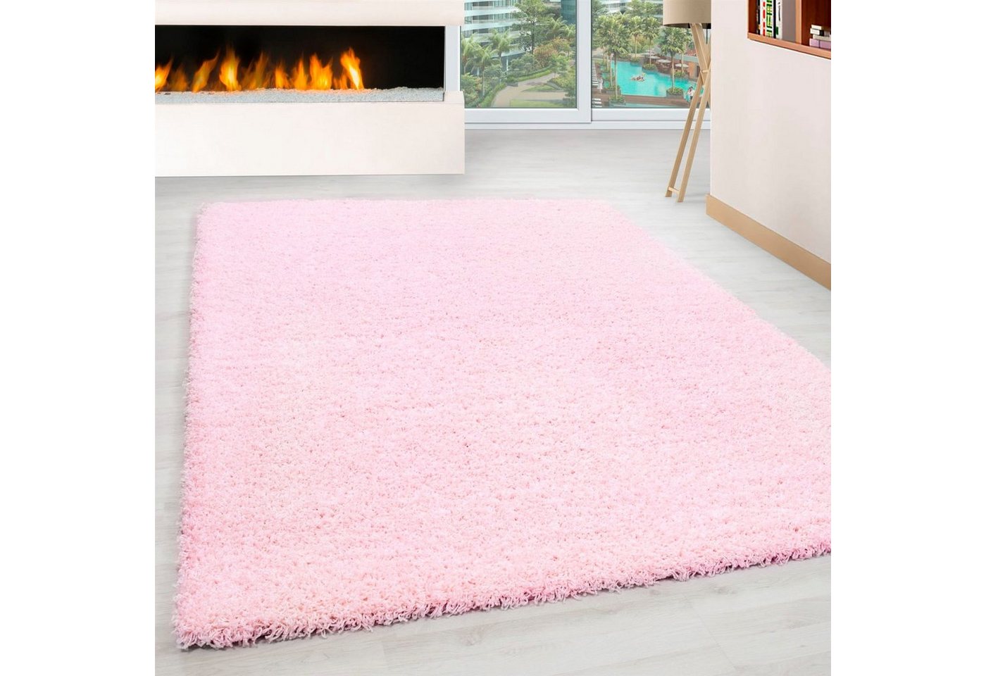 Ayyildiz Teppiche Hochflor-Teppich Life Shaggy 1500, rechteckig, Höhe: 30 mm, Langflor, uni, große Farbauswahl, robust, auch als Läufer und in rund von Ayyildiz Teppiche