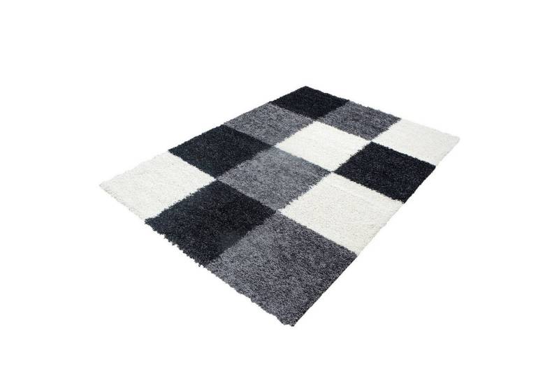 Stilvoll Günstig Hochflor-Teppich Teppich für den Flur oder Küche Kariertes Design, Läufer, Höhe: 30 mm von Stilvoll Günstig