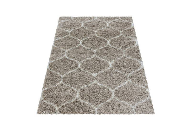 Stilvoll Günstig Hochflor-Teppich für Wohnzimmer und Schlafzimmer Skandinavisches Design, Rund, Höhe: 30 mm von Stilvoll Günstig