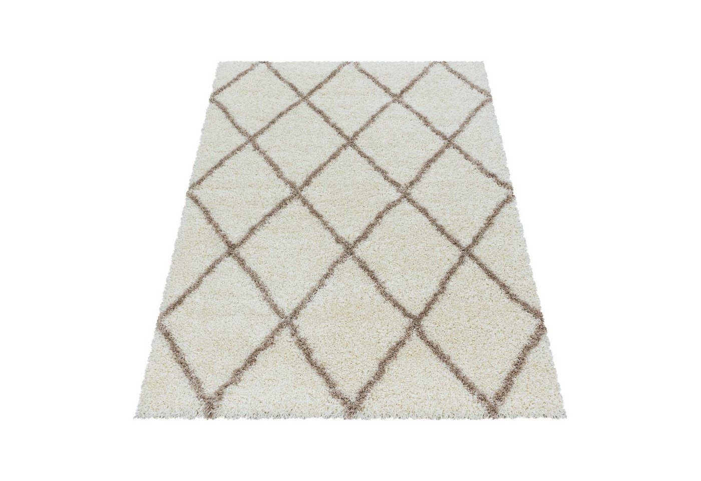 Hochflor-Teppich Teppich für den Flur oder Küche Geometrisches Design, Stilvoll Günstig, Läufer, Höhe: 30 mm von Stilvoll Günstig