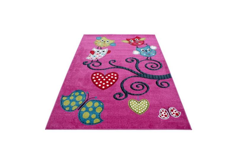 Stilvoll Günstig Kinderteppich Teppich für den Flur oder Küche Eulen-Design, Läufer, Höhe: 11 mm von Stilvoll Günstig