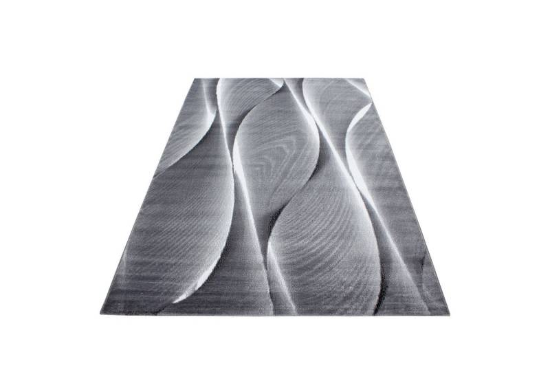 Homtex Teppich, 80 x 150 cm, Moderner Designer Teppich, Kurzflor mit Holzoptik Wellen Design von Homtex