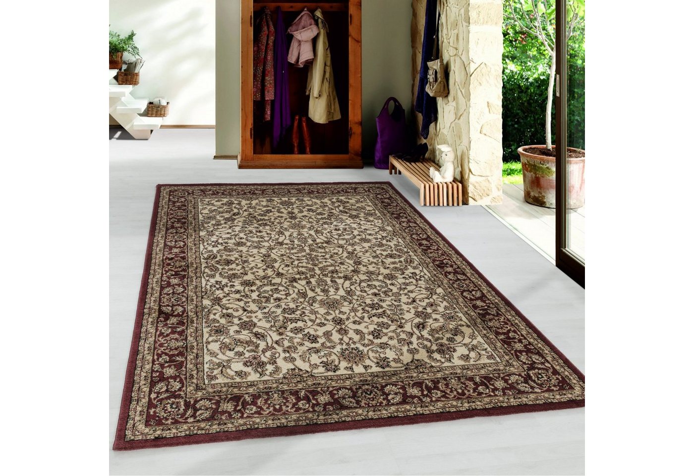 Orientteppich, Homtex, 80 x 150 cm, Orientteppich kurzflor Orientalisch Traditional Höhe 9mm Orient-Dekor von Homtex