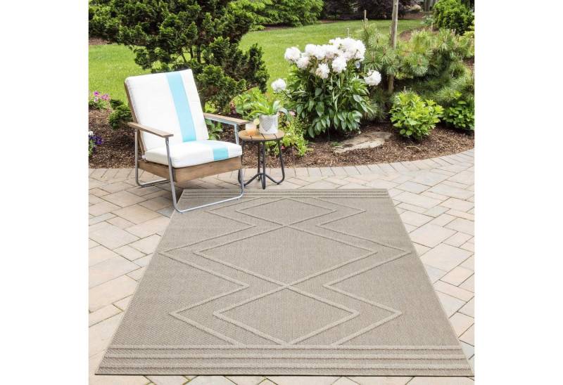 Ayyildiz Teppiche Outdoorteppich PATARA 4954, rechteckig, Höhe: 8 mm, Läufer / Pflegeleicht / Strapazierfähig / In- und Outdoor geeignet von Ayyildiz Teppiche