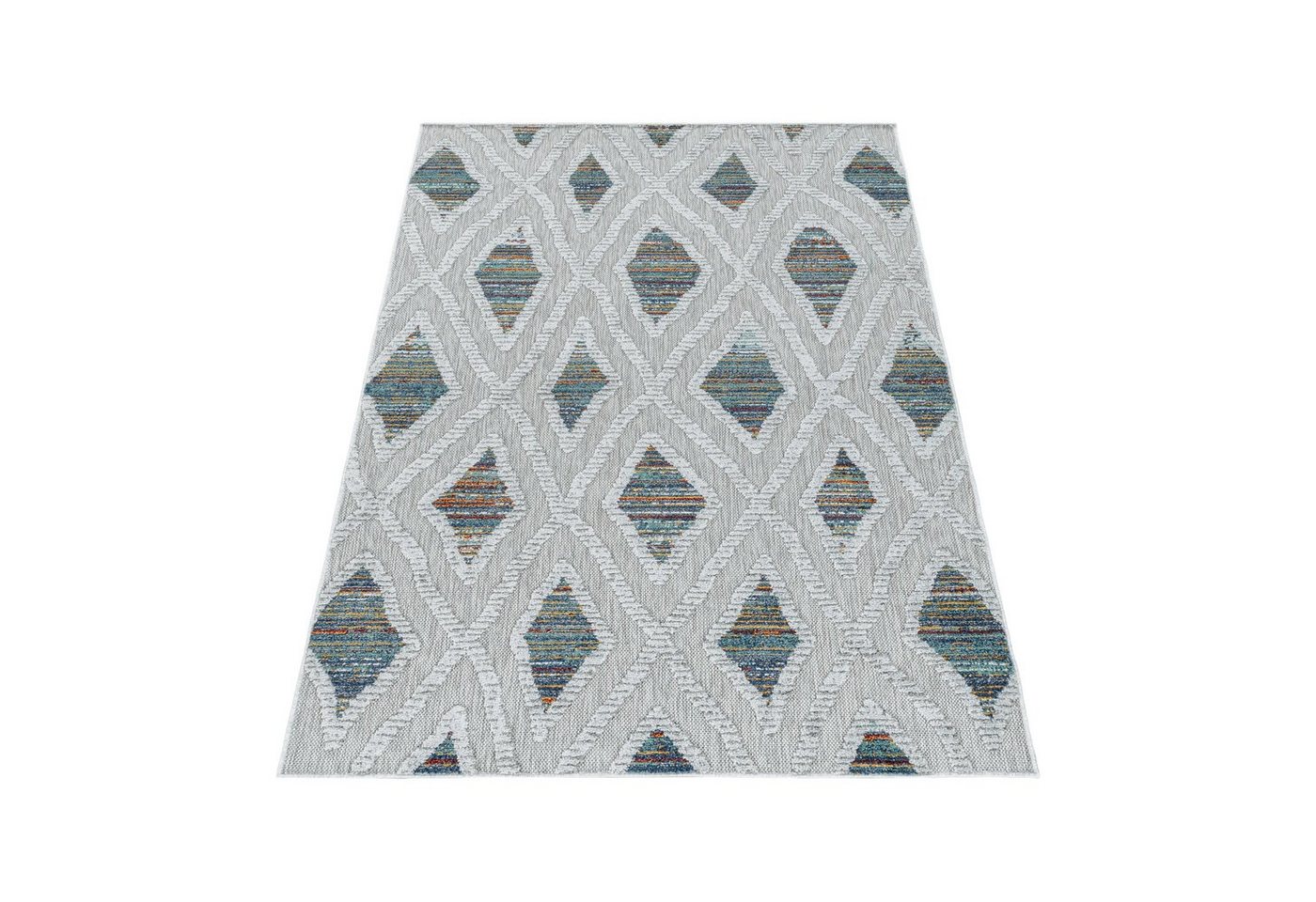 Outdoorteppich Teppich für den Flur oder Küche Boho-Design, Stilvoll Günstig, Läufer, Höhe: 10 mm von Stilvoll Günstig