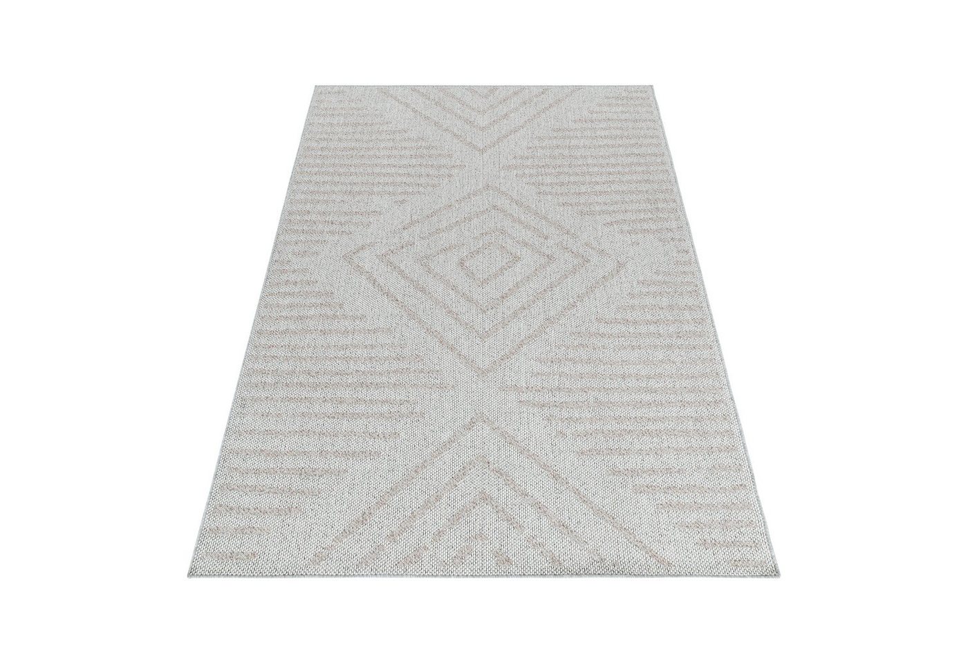 Outdoorteppich Teppich für den Flur oder Küche Gestreiftes Design, Stilvoll Günstig, Läufer, Höhe: 7 mm von Stilvoll Günstig