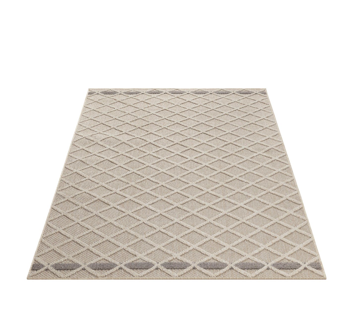 Outdoorteppich Teppich für den Flur oder Küche Rauten Design, Stilvoll Günstig, Läufer, Höhe: 8 mm von Stilvoll Günstig