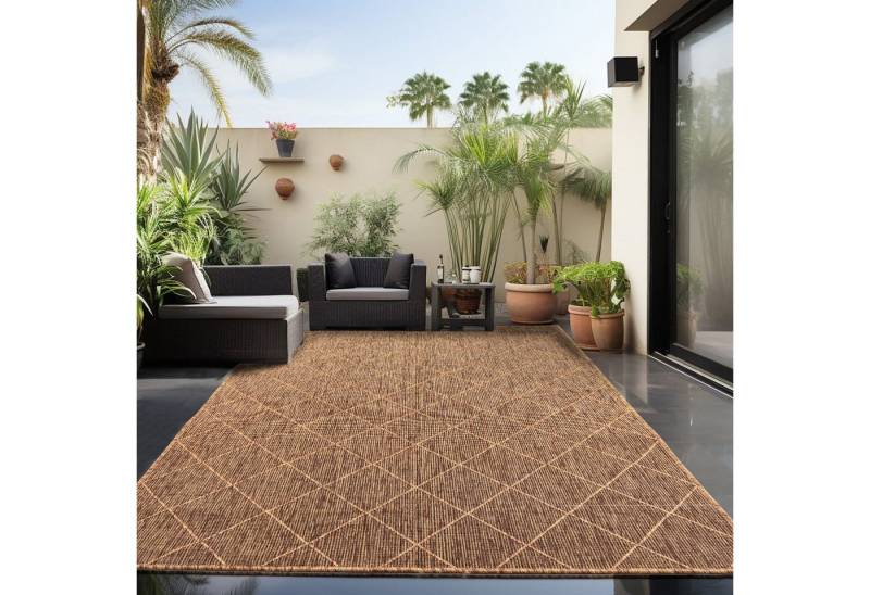 Ayyildiz Teppiche Outdoorteppich ZAGORA 4512, rechteckig, Höhe: 5 mm, Läufer, Pflegeleicht / Strapazierfähig / In- und Outdoor geeignet von Ayyildiz Teppiche