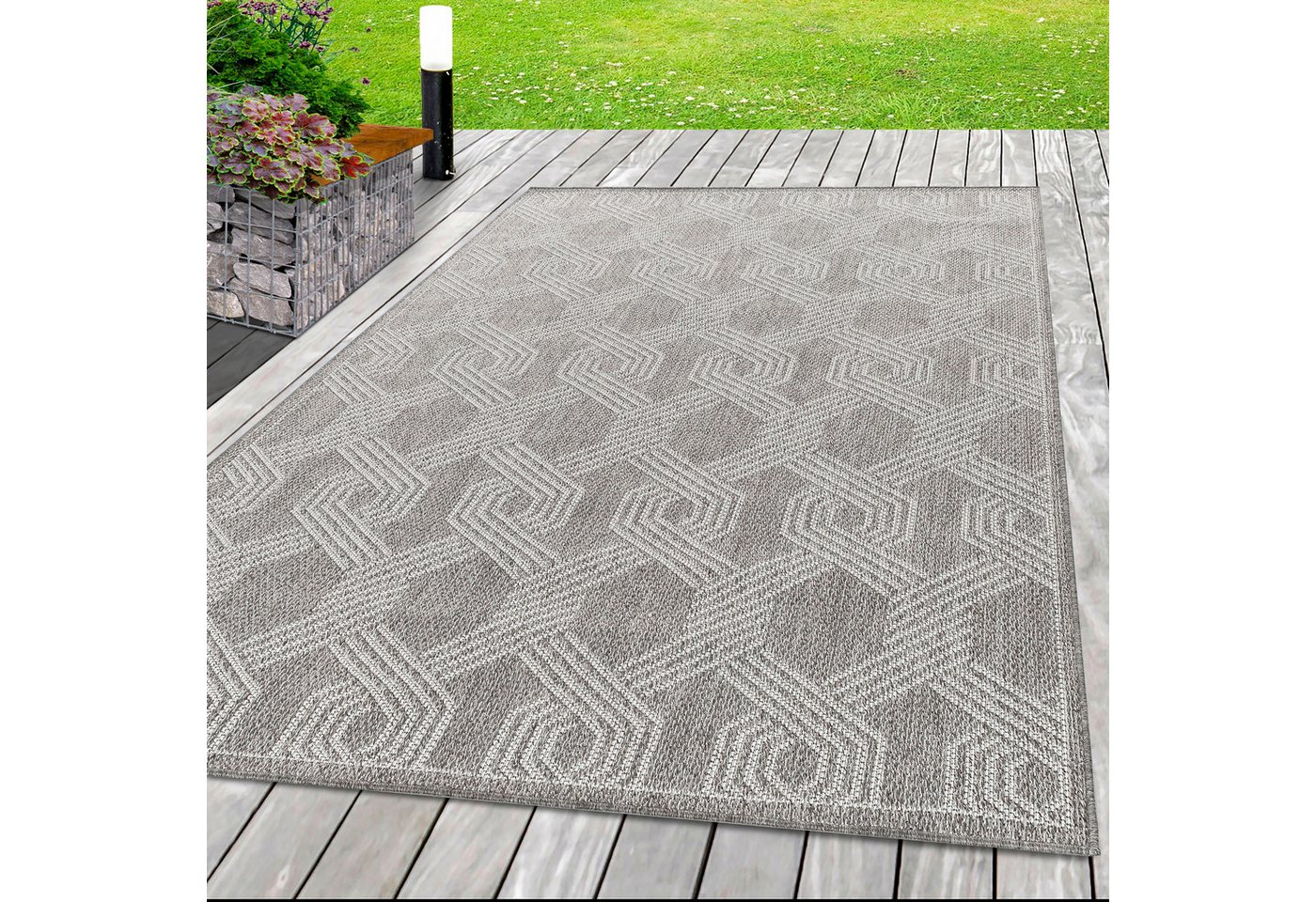 Teppich ARUBA 4904, Ayyildiz Teppiche, rechteckig, Höhe: 6 mm, Pflegeleicht, Modern, In- und Outdoor geeignet von Ayyildiz Teppiche