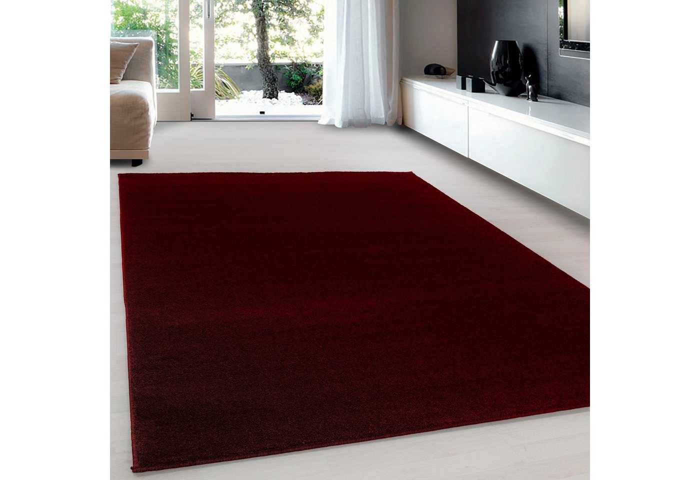 Teppich ATA, Ayyildiz Teppiche, rechteckig, Höhe: 10 mm, Kurzflor, uni, große Farbauswahl, robust, auch als Läufer und in rund von Ayyildiz Teppiche