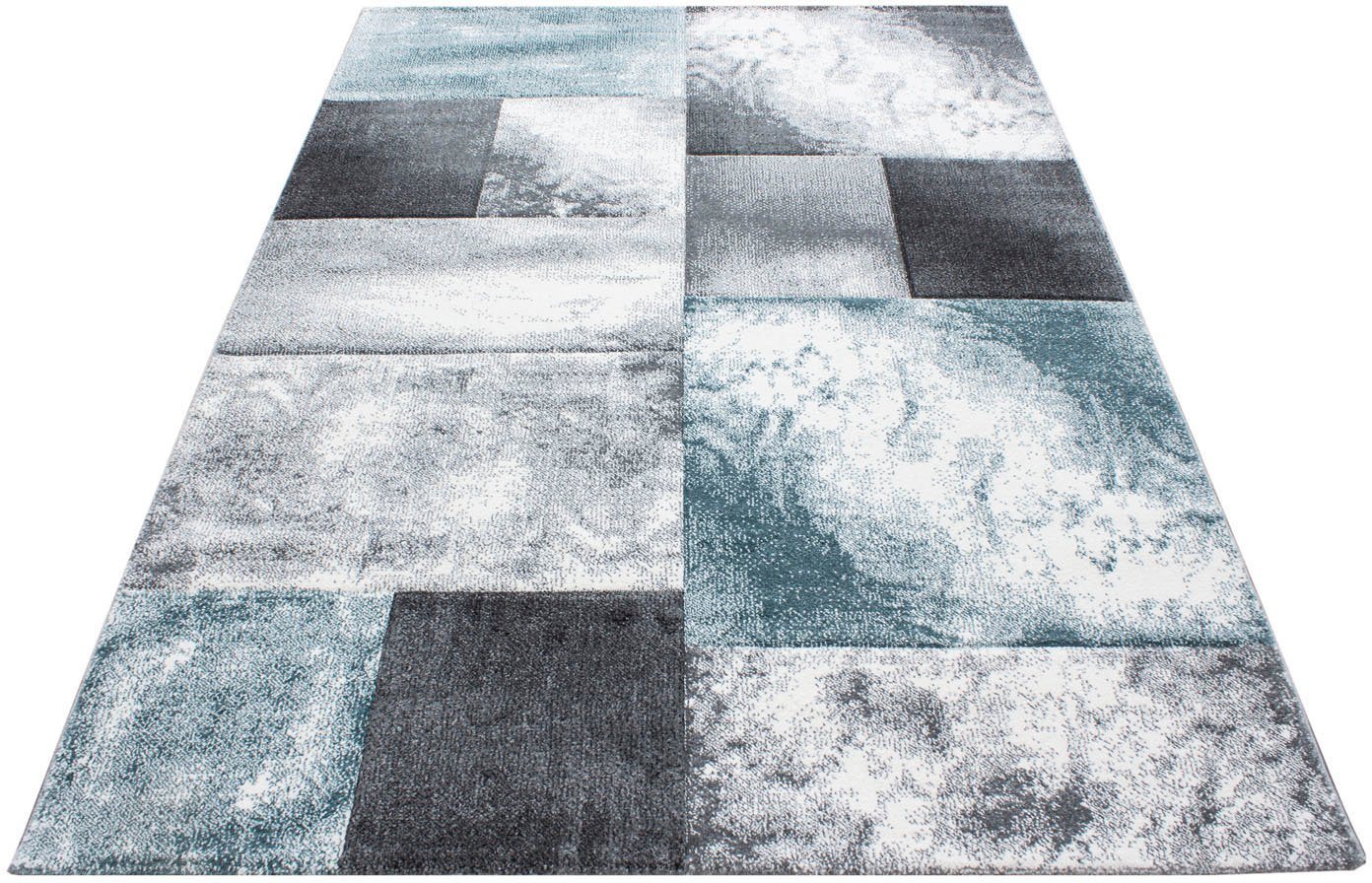 Teppich Hawaii 1710, Ayyildiz Teppiche, rechteckig, Höhe: 13 mm, handgearbeiteter robuster moderner Konturenschnitt von Ayyildiz Teppiche