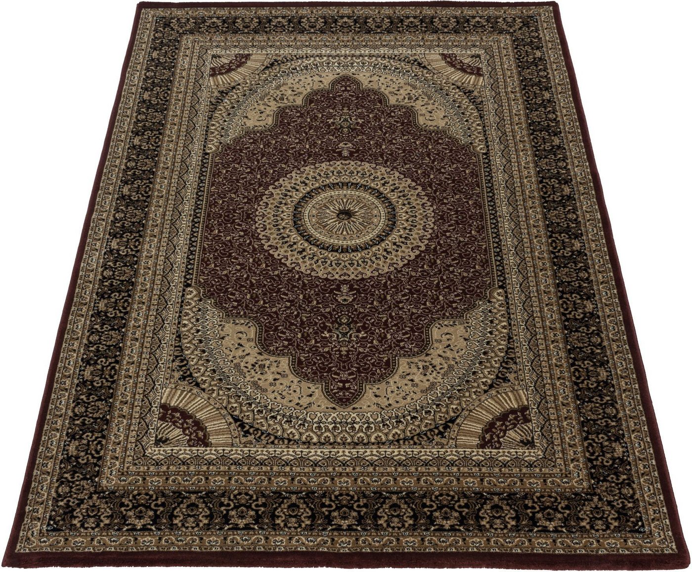 Teppich KASHMIR 2605, Ayyildiz Teppiche, rechteckig, Höhe: 10 mm, Orient Optik, pflegeleicht, robuster Kurzflor, Wohnzimmer von Ayyildiz Teppiche