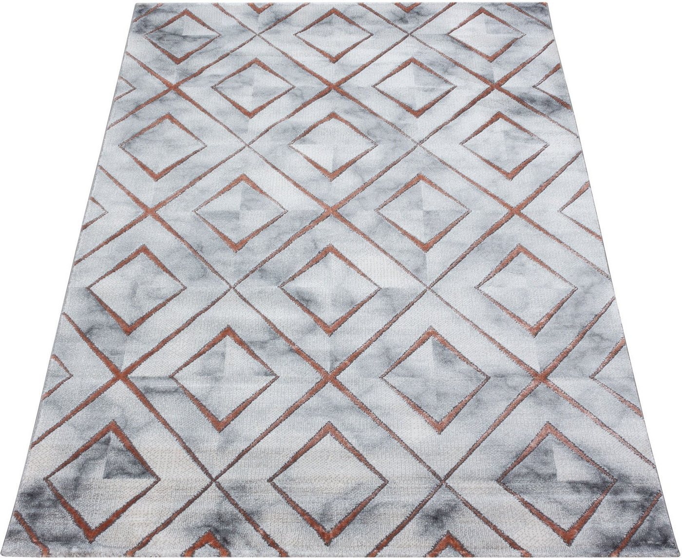 Teppich NAXOS 3811, Ayyildiz Teppiche, rechteckig, Höhe: 12 mm, Wohnzimmer von Ayyildiz Teppiche