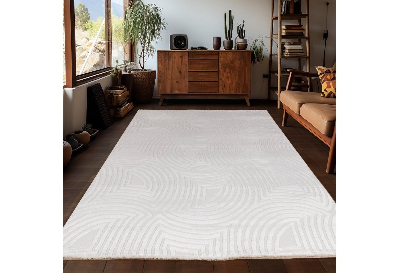 Ayyildiz Teppiche Teppich SAHARA 1113, rechteckig, Höhe: 12 mm, Läufer / Pflegeleicht / Strapazierfähig / Trend Colors/ Wohnzimmer von Ayyildiz Teppiche