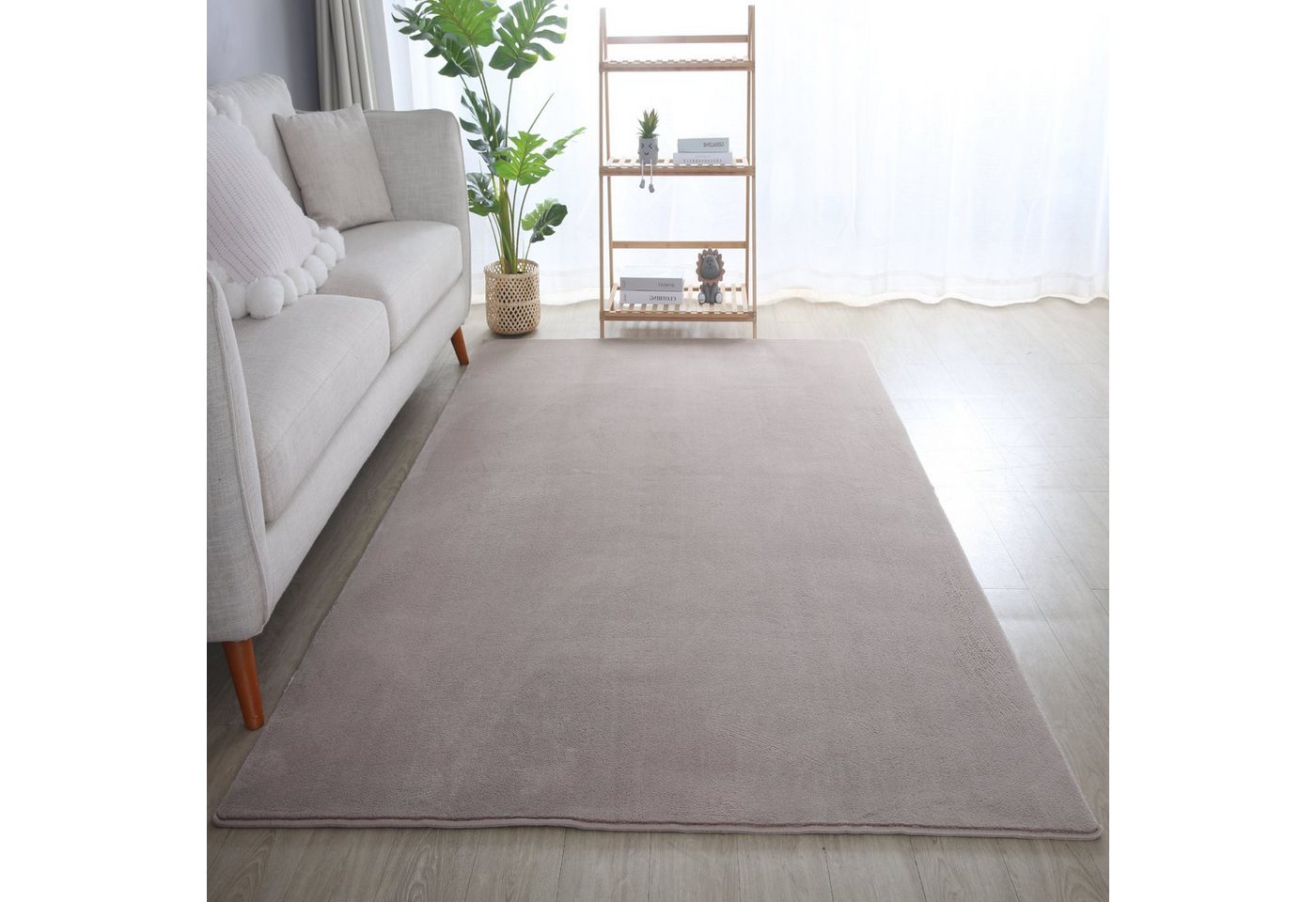 Teppich Teppich für den Flur oder Küche Unicolor - Einfarbig, Stilvoll Günstig, Läufer, Höhe: 7 mm von Stilvoll Günstig