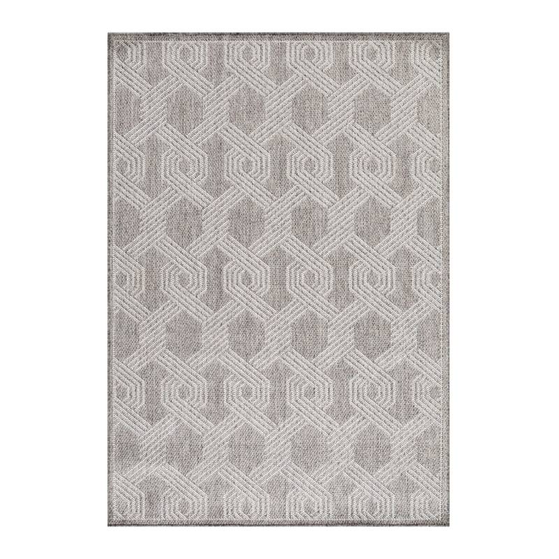 Ayyildiz In- und Outdoor-Teppich Aruba 4904 Grau 80 cm x 150 cm von Ayyildiz