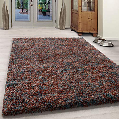 Ayyildiz Modern Hochflor Teppich, Flauschiger Langflor Teppich, Shaggy Flokati, Rechteckig, Meliert, Stilvoller Komfort für Dein Zuhause, Größe:120 x 170 cm, Farbe:Terra Ayyildiz Modern Hochflor Teppich, Flauschiger Langflor Teppich, Shaggy Flokati, Rechteckig, Meliert, Stilvoller Komfort für Dein Zuhause, Größe:120 x 170 cm, Farbe:Terra von Ayyildiz
