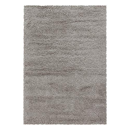 Ayyildiz Wunderschöne Hochflor Teppich: Weich, Flauschig & Leicht zu Pflegen - Idealer Komfort für Wohnzimmer oder Schlafzimmer, Größe:160 x 230 cm, Farbe:Beige von Ayyildiz