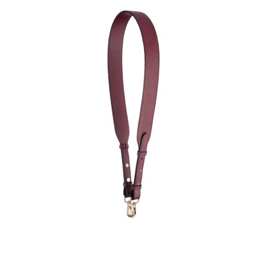 Ayztantine Leder Taschenhenkel 1/2/5 Stück Taschengurt Goldschnalle Handtaschengurte Ersatzteile Taschengürtel Ledergriffe for Damen Umhängetaschen Zubehör(129 num2,Gold Hook 5 Pieces) von Ayztantine