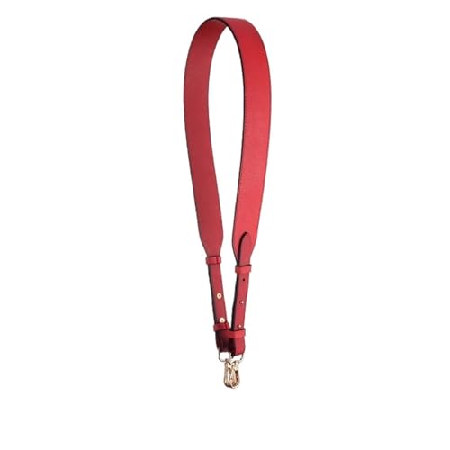 Ayztantine Leder Taschenhenkel 1/2/5 Stück Taschengurt Goldschnalle Handtaschengurte Ersatzteile Taschengürtel Ledergriffe for Damen Umhängetaschen Zubehör(129 num4,Gold Hook 1 Piece) von Ayztantine