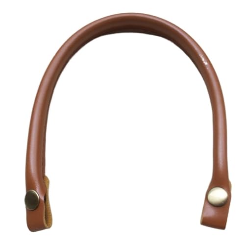 Ayztantine Leder Taschenhenkel 2 Stück Taschengriffe Ersatz for Handtaschen Damen Umhängetaschengurt PU-Leder Taschen Gürtelverschluss Zubehör Griff(2pcs Coffee) von Ayztantine