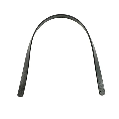 Ayztantine Leder Taschenhenkel 4-teiliger Handtaschengriff, Leder-Umhängetaschengurt, Ersatzgriff for Handtaschen-Umhängetaschengurt, Handtaschen-Zubehör, 60 cm(Black) von Ayztantine
