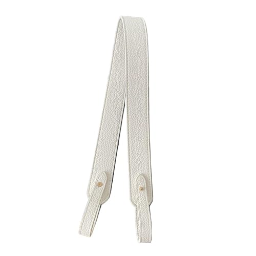 Ayztantine Leder Taschenhenkel Taschengurt Damen Handtaschengürtel Breiter Schultertaschengurt Ersatz Verstellbarer Taschenzubehör(White) von Ayztantine
