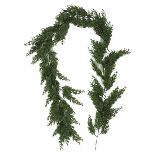 Weihnachtsgirlande Künstlich 180 cm Weihnachten Kaminsims Girlande Ornament Hause Künstliche Hochzeit Dekorationen Herzstück Girlanden for Festliche Party Liefert von Ayztantine