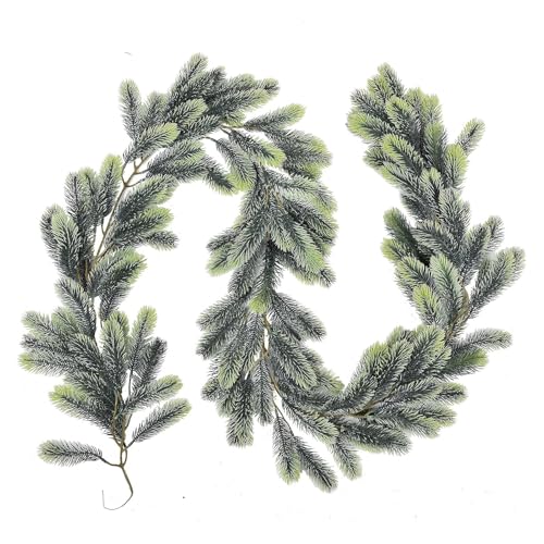 Weihnachtsgirlande Künstlich 180CM Künstliche Pflanzen Weihnachten Girlande Kranz Home Party Hochzeit Dekoration Kiefer Rattan Hängen Ornament(Color 2) von Ayztantine