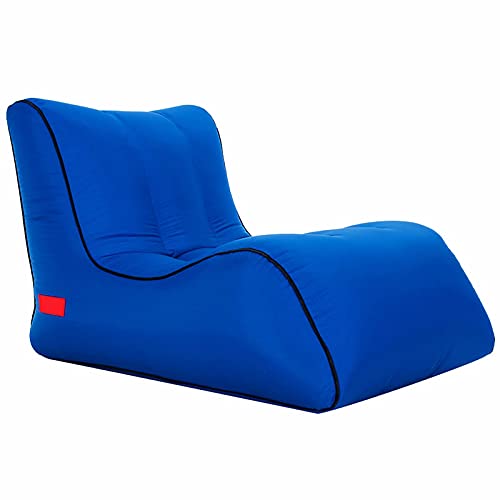 Azanaz Sitzsack Garten Aufblasbares Sofa, Sitzsack ohne Füllung für Erwachsene und Kinder,Kissen Sessel Bean Bag Für Outdoor und Indoor Entspannen,Wasserdicht Outdoor Tragbar-Keine Luftpumpe von Azanaz