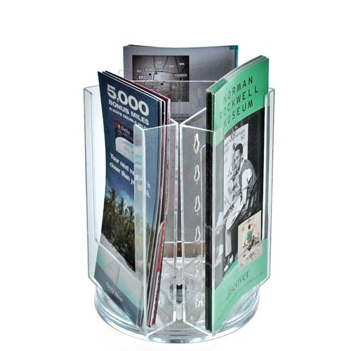 Azar 252316 Dreifach faltbare Halterung mit drehbarem Sockel von Azar Displays