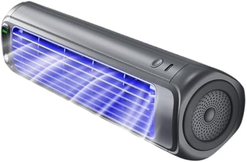 Azarton Migilife Cooling Ace Kompakter Turmventilator Tischventilator – Leiser & tragbarer Mini-Ventilator für Schreibtisch, Büro, Schlafzimmer, Zuhause (Grau) von Azarton