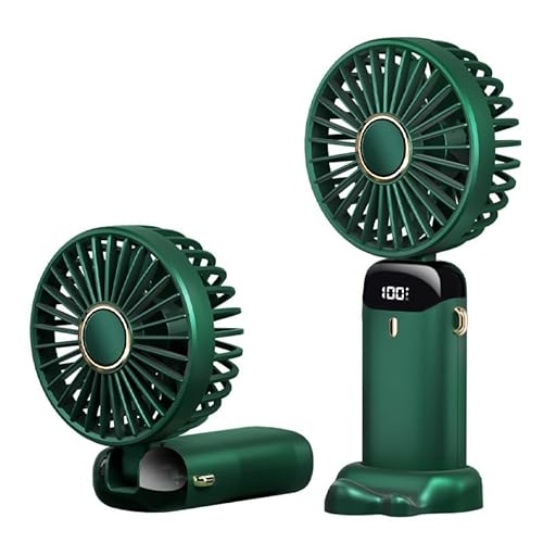 Azarton Ortorex - Handventilator Tragbarer Mini Ventilator Kleiner Taschenventi (Grün) von Azarton