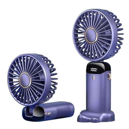 Azarton Ortorex - Handventilator Tragbarer Mini Ventilator Kleiner Taschenventi (Lila) von Azarton