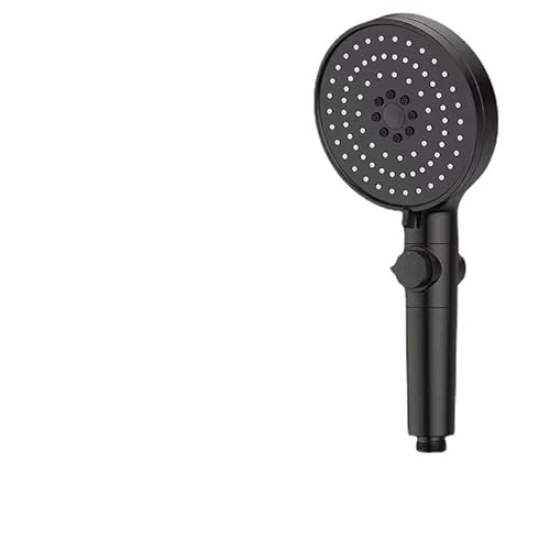 Azarton ecobrause Premium Duschkopf mit 3 Funktionen und Filter – Wassersparende Handbrause mit Massagestrahl und Regendusche für ein angenehmes Duscherlebnis (Schwarz) von Azarton