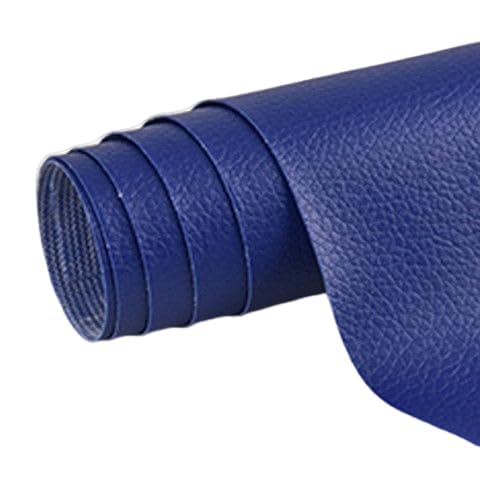 EasyfixLeder-Reparaturflicken Selbstklebendes Leder Reparaturset – PU Kunstleder Flicken – Wasserdichtes, flexibles Reparaturband für Sofa, Autositze, Möbel & Risse (Blau,50x 100cm) von Azarton