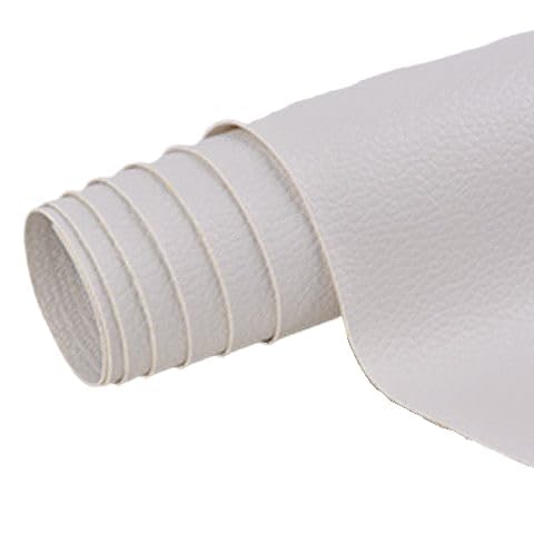 EasyfixLeder-Reparaturflicken Selbstklebendes Leder Reparaturset – PU Kunstleder Flicken – Wasserdichtes, flexibles Reparaturband für Sofa, Autositze, Möbel & Risse (Weiß,50x 100cm) von Azarton