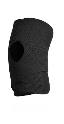 Orthopulsee FlexGuardd Kniebandage mit seitlichen Federstützen und verstellbaren Spannriemen – Stabilität, Schmerzlinderung und Unterstützung bei Verletzungen und Genesung (Schwarz8Generation,XL) von Azarton