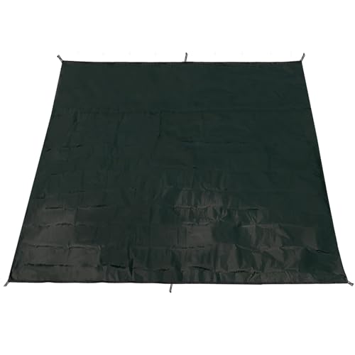 Azarxis wasserdichte Zeltplane,Tarp für Hängematte, Zeltteppich Zeltunterlage Picknickdecke Camping Plane für Ourdoor Sandstrand (Schwarz, M) von Azarxis