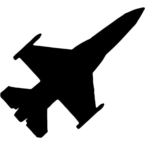 A4 'Jet-Flugzeug-Silhouette' Wandschablone/Vorlage (WS00044145) von Azeeda