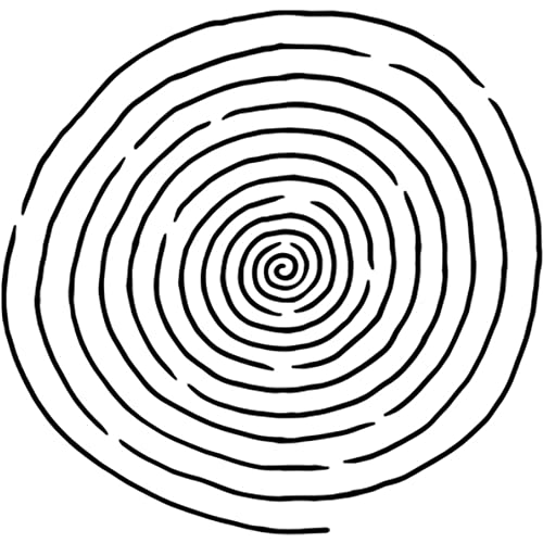 A5 'Spirale' Wandschablone/Vorlage (WS00010160) von Azeeda