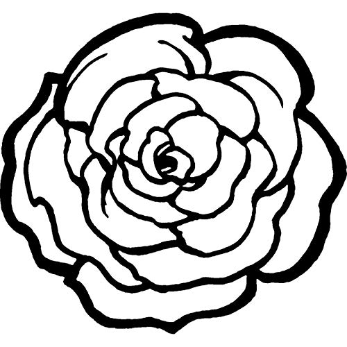 A7 'Rose' Stempel (Unmontiert) (RS00007920) von Azeeda