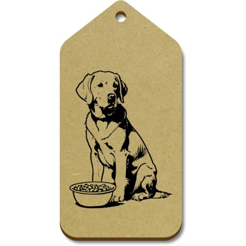 Azeeda 10 x Groß 'Apportierhund' Hölzerne Tags (TG00126991) von Azeeda