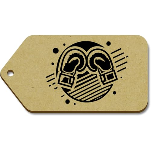 Azeeda 10 x Groß 'Boxhandschuhe' Hölzerne Tags (TG00129652) von Azeeda